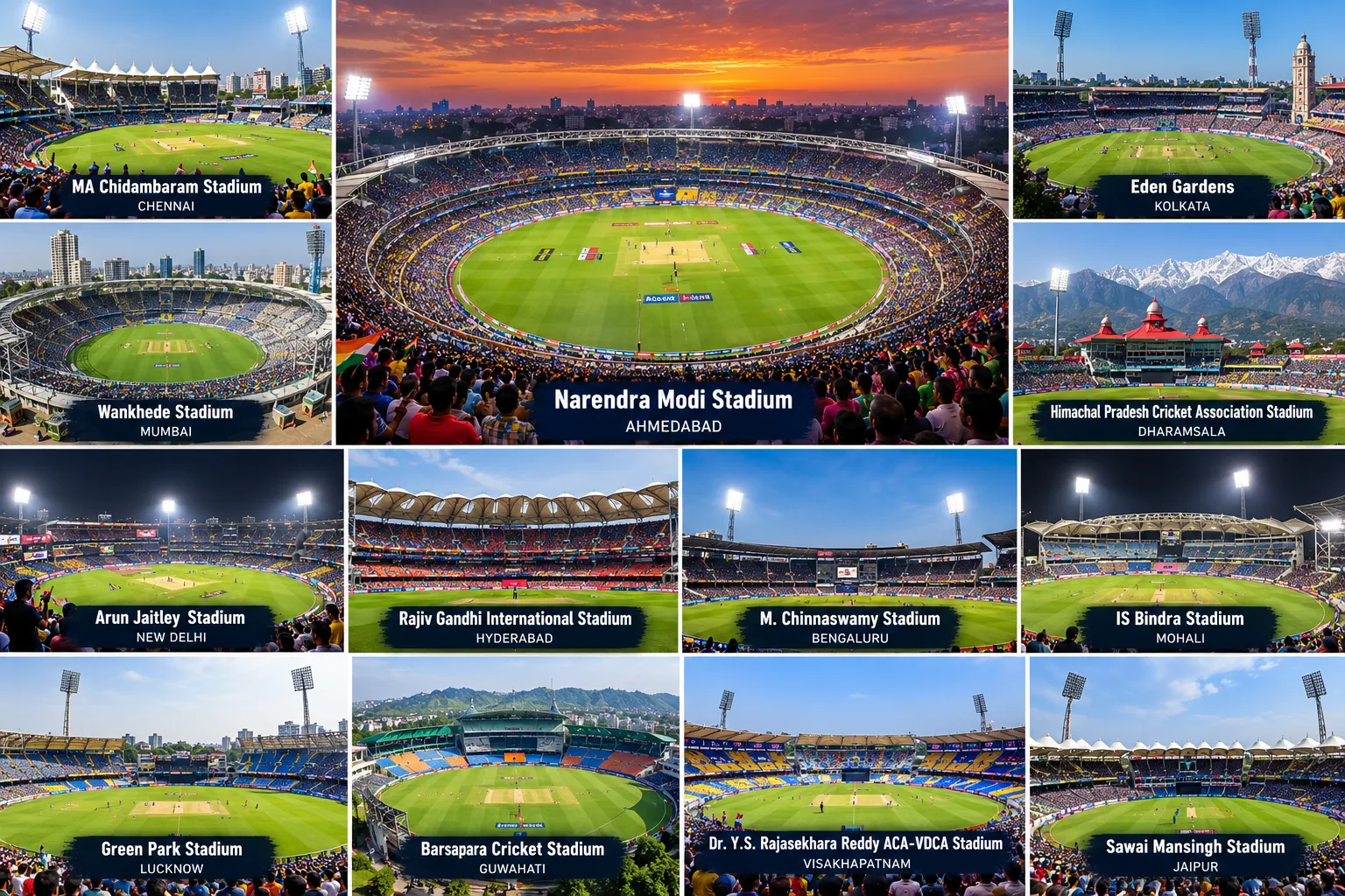 Famous Cricket Stadiums in India Every Fan Should Know
