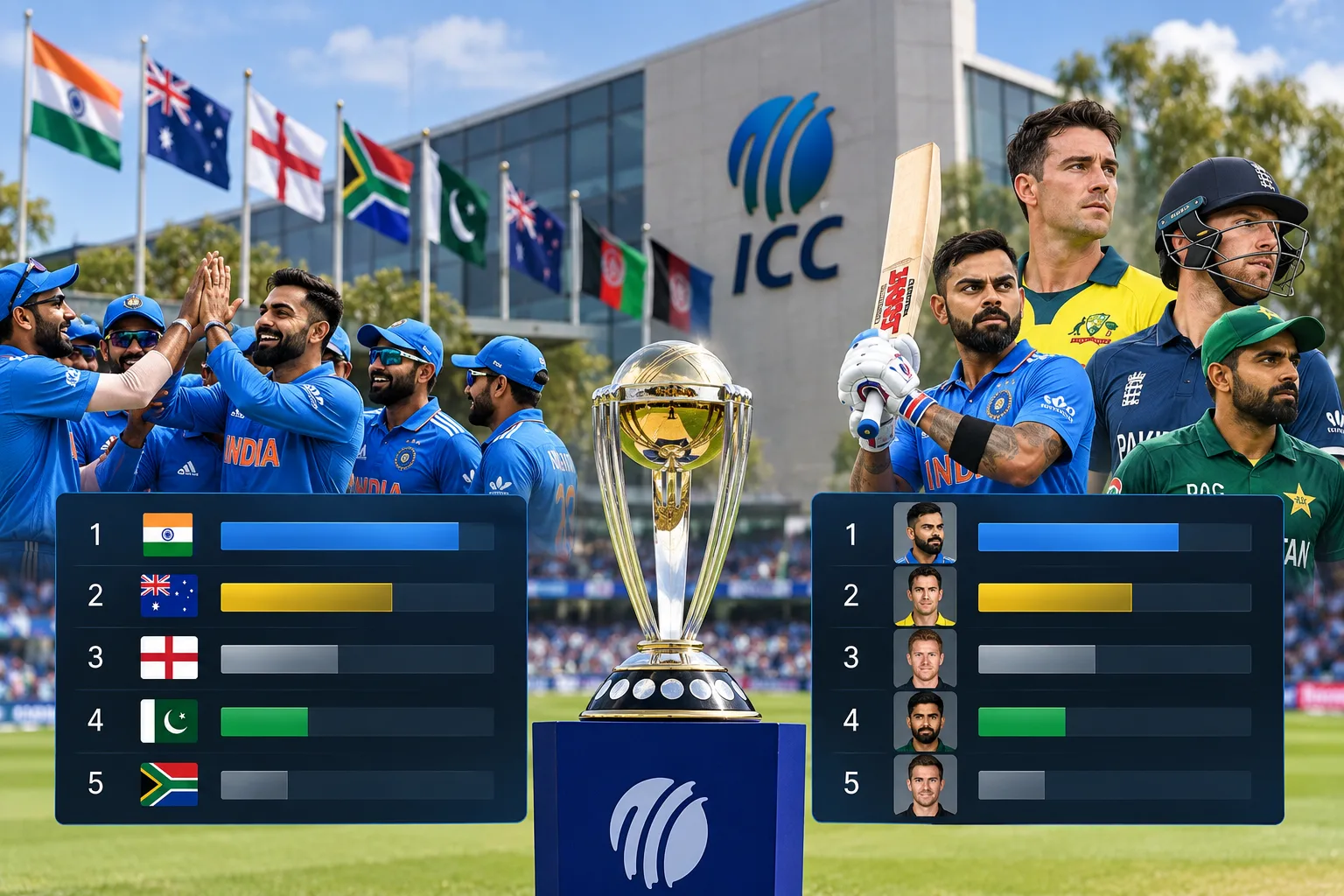 How ICC Cricket Rankings Work for Teams and Players